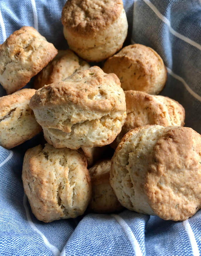 Dill Cream Biscuits - CookingwithDFG